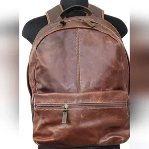 Boconi slim profile leather backpack hotsell